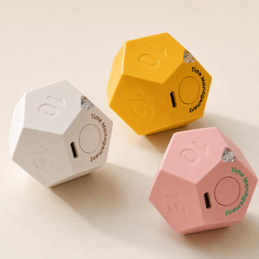 Tiltick FlipTimer – 12-Sided Focus Timer