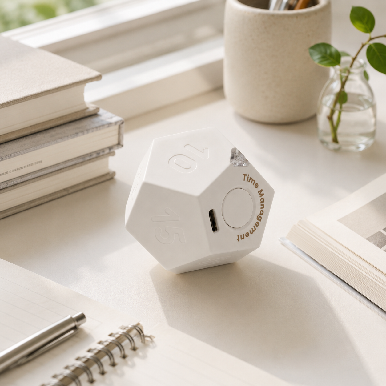 Tiltick FlipTimer – 12-Sided Focus Timer