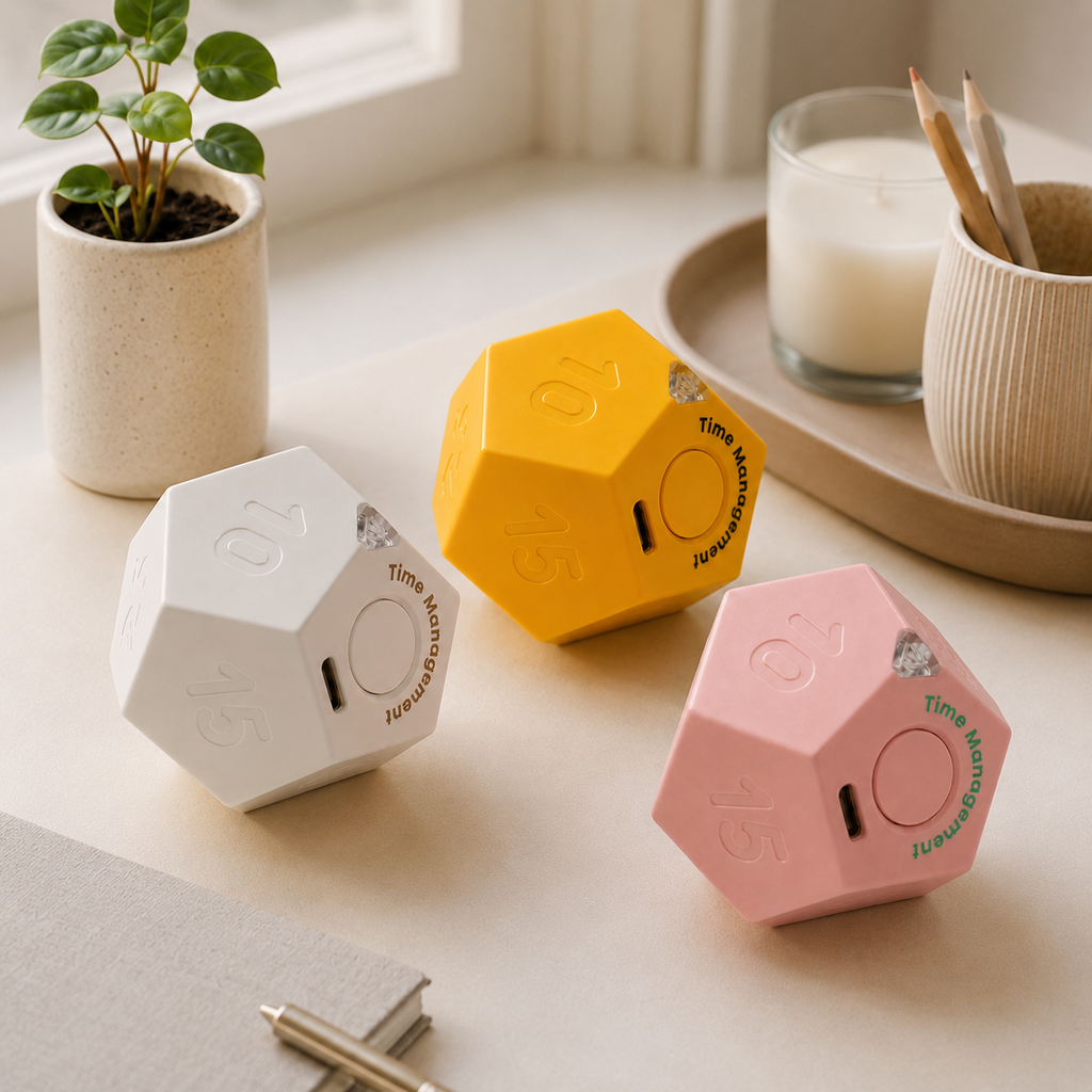 Tiltick FlipTimer – 12-Sided Focus Timer